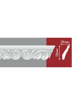 Плинтус Decor EK D145 /60мм