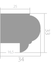 Молдинг Ultrawood Trim 003B