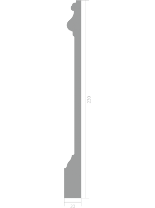 Base 5800 Плинтус напольный Ultrawood 