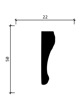 151A  (50мм/ 22 мм)