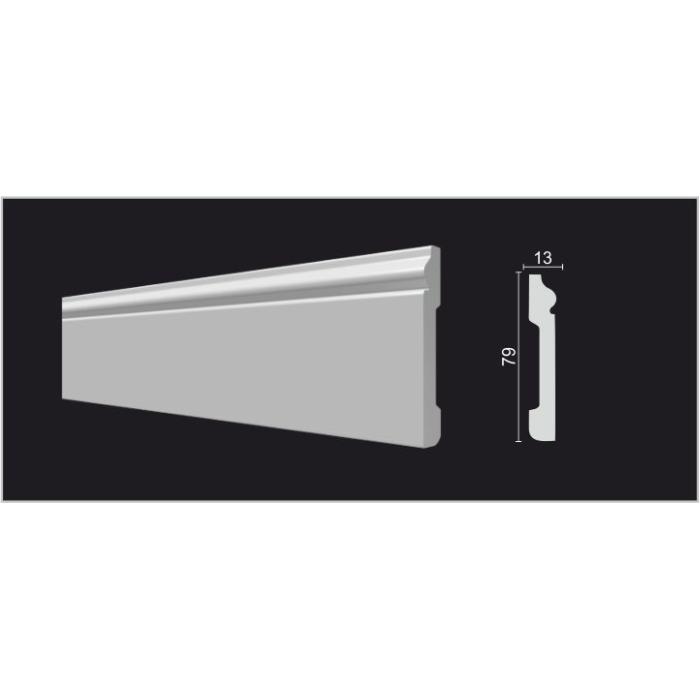 Напольный плинтус Decor-Dizayn® DD005