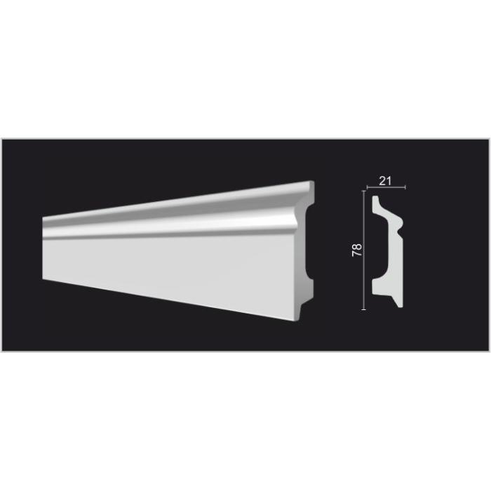 Напольный плинтус Decor-Dizayn® DD122