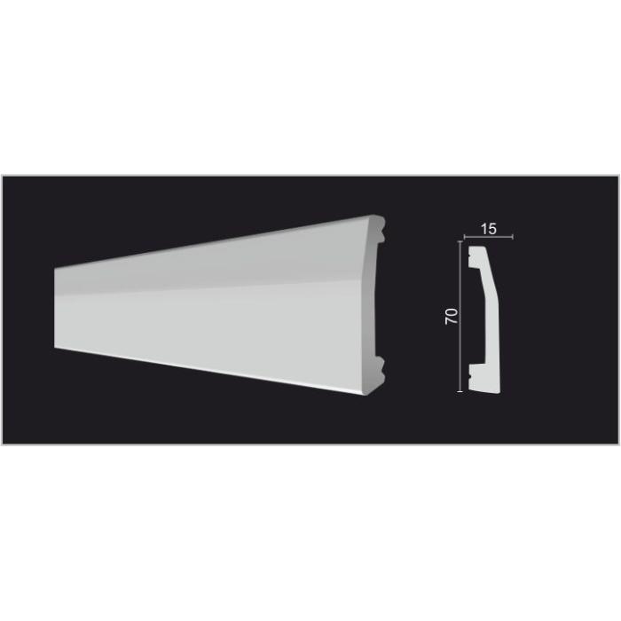 Напольный плинтус Decor-Dizayn® DD125