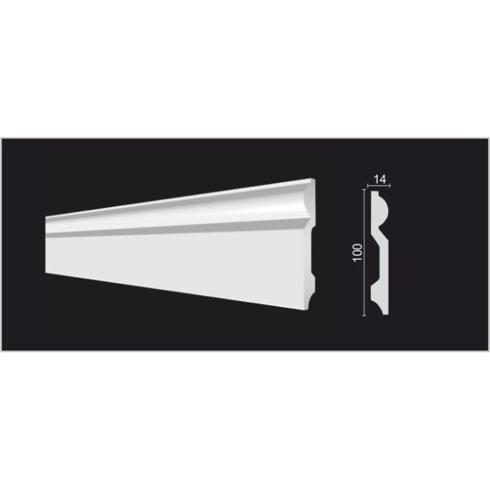 Напольный плинтус Decor-Dizayn® DD137