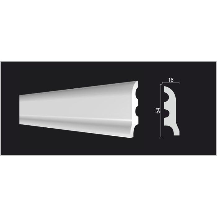 Напольный плинтус Decor-Dizayn® DD18