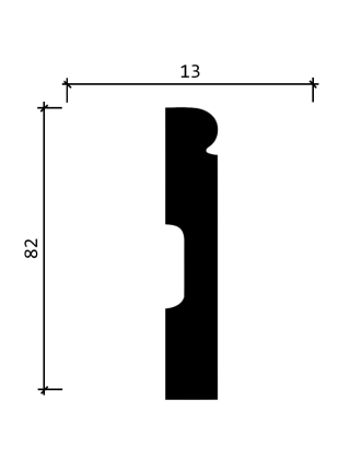 DD49  (82 мм/ 13 мм)