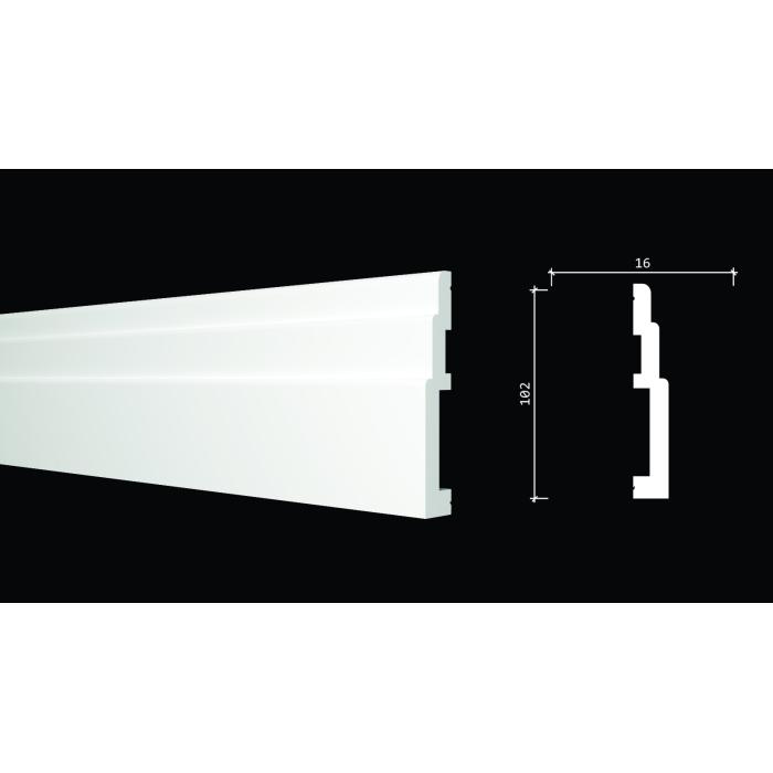 Напольный плинтус Decor-Dizayn® DD704
