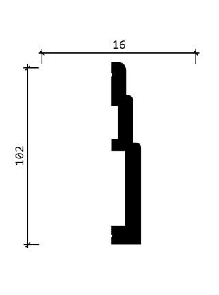 DD704  (100 мм/ 16 мм)