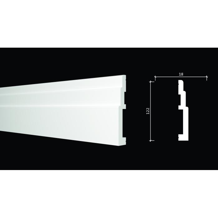 Напольный плинтус Decor-Dizayn® DD705