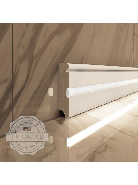 PN030LED Плинтус напольный EVROWOOD® высота 80 мм