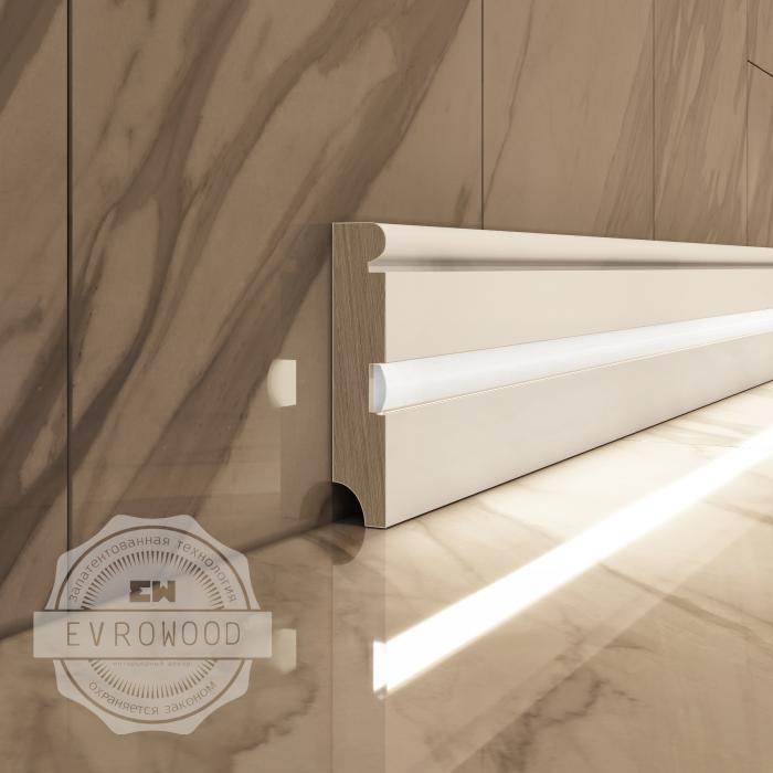 Плинтус напольный EVROWOOD® PN030LED