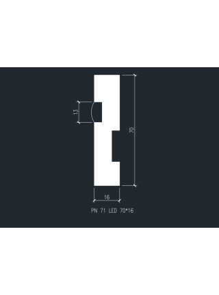Плинтус напольный EVROWOOD® PN021LED