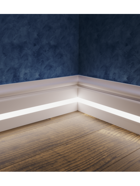 Плинтус напольный EVROWOOD® PN100LED высота 100 мм