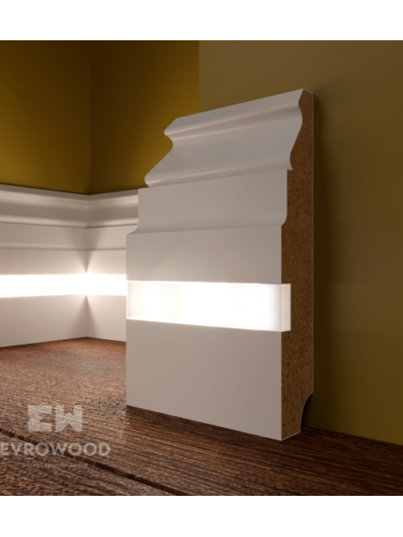 PN090LED Плинтус напольный EVROWOOD® высота 100 мм