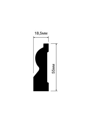 B55 55мм x 18.5мм x 2000мм Плинтус Hiwood