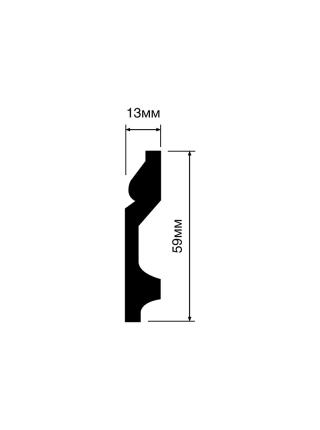 В60 59мм x 13мм x 2000мм Плинтус Hiwood