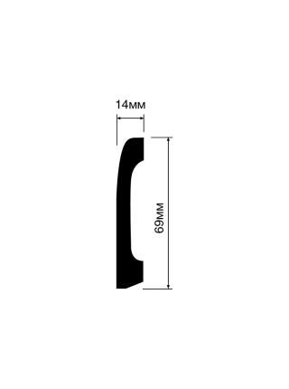 B70V2 69мм x 14мм x 2000мм Плинтус Hiwood