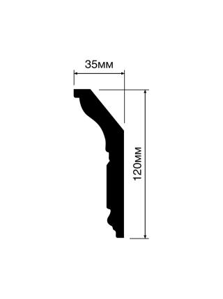 L1902 Карниз 120мм х 35мм х 2000мм L1902 Карниз 120мм х 35мм х 2000мм
