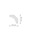 Потолочный плинтус (карниз) NMC Nomastyl® B5 (LX-65)