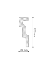 Потолочный плинтус (карниз) NMC Nomastyl® M1 