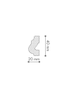 Потолочный плинтус (карниз) NMC Nomastyl® O  