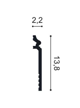  SX186 ( 138мм/22 мм) Плинтус напольный 