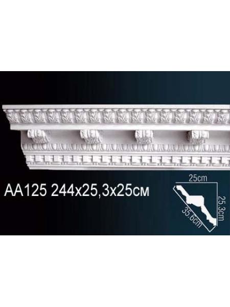 Потолочный плинтус (карниз) Perfect AA125 Потолочный плинтус (карниз) Perfect AA125