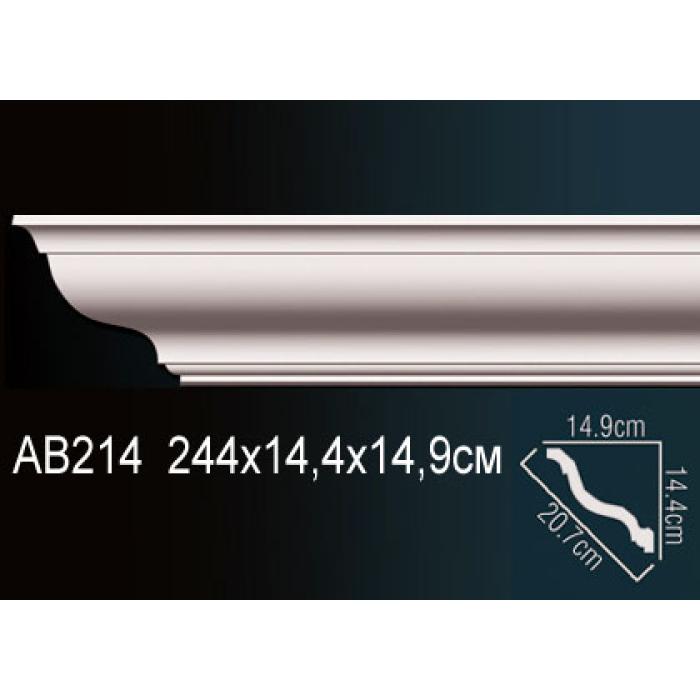 Потолочный плинтус (карниз) Perfect® AB214