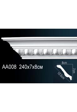 AA008 потолочный плинтус Perfect  ( 71 мм/83 мм )