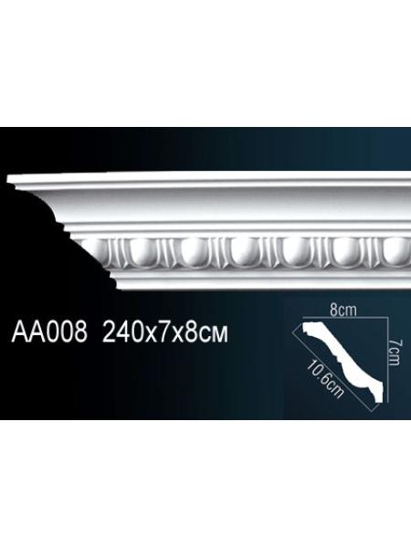 AA008 потолочный плинтус Perfect  ( 71 мм/83 мм )
