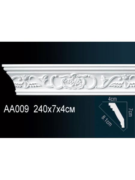 AA009 потолочный плинтус Perfect  ( 70 мм/41 мм )