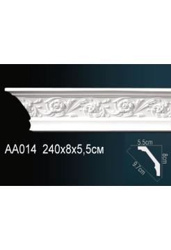 AA014 потолочный плинтус Perfect  ( 80 мм/55 мм )