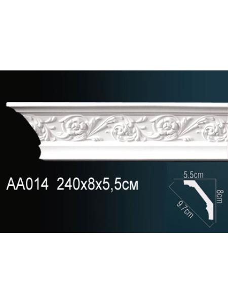 AA014 потолочный плинтус Perfect  ( 80 мм/55 мм )