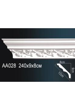 AA028 потолочный плинтус Perfect  ( 90 мм/80 мм )