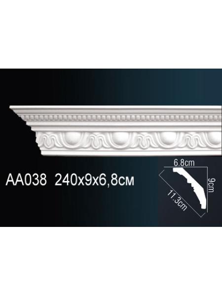 AA038 потолочный плинтус Perfect ( 90 мм/68 мм ) AA038 потолочный плинтус Perfect ( 90 мм/68 мм )