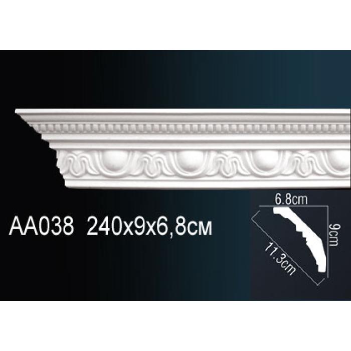 Потолочный плинтус (карниз) Perfect® AA038