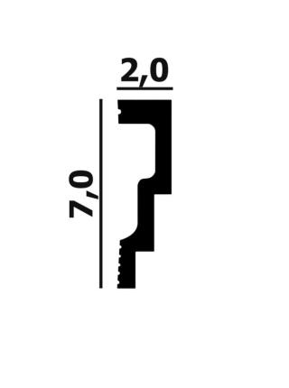 P106 Молдинг Perfect Plus (70мм/ 20 мм )