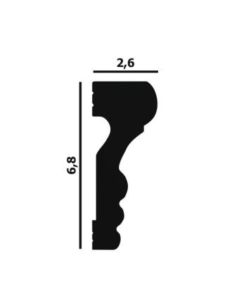 P55 Молдинг Perfect Plus ( 68мм/ 26 мм )