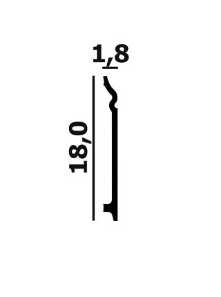 Плинтус напольный Perfect Plus P114