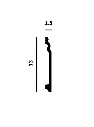 Плинтус напольный Perfect Plus P158