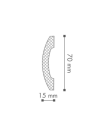 Молдинг NMC Wallstyl® WD3