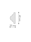 Молдинг NMC Wallstyl® WO1