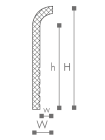 Плинтус напольный NMC Wallstyl® CF1