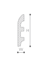 Плинтус напольный NMC Wallstyl® FL5