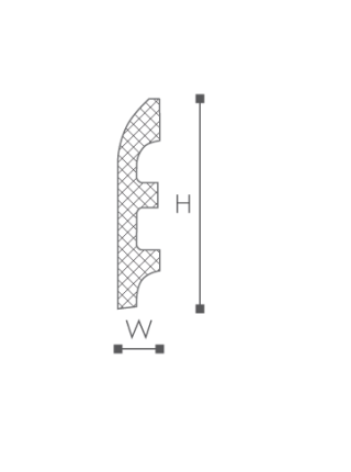 FL5 Плинтус напольный NMC 